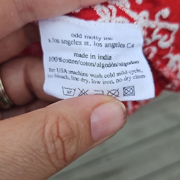 Odd Molly red embroidered jacket size 1 / S - Picture 4 of 9